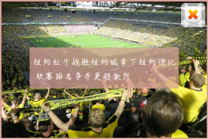 纽约红牛战胜纽约城拿下纽约德比 联赛排名争夺更趋激烈