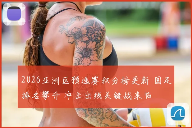 2026亚洲区预选赛积分榜更新 国足排名攀升 冲击出线关键战来临