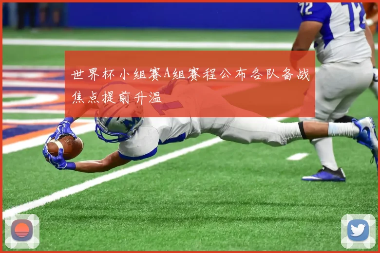世界杯小组赛A组赛程公布各队备战焦点提前升温